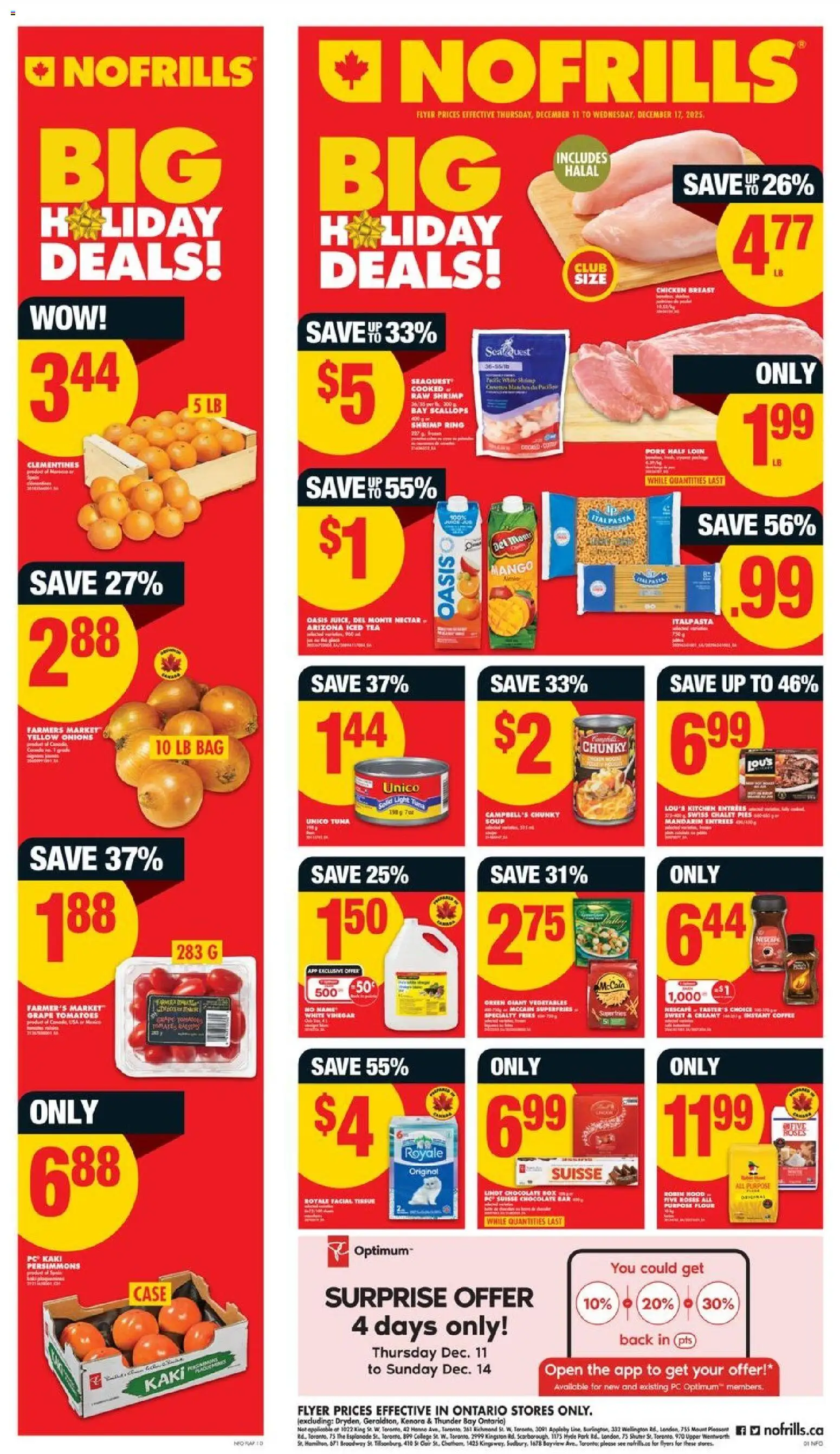 Preview of leaflet Weekly flyer / circulaire from shop No Frills is valid from Dec 11, 2025