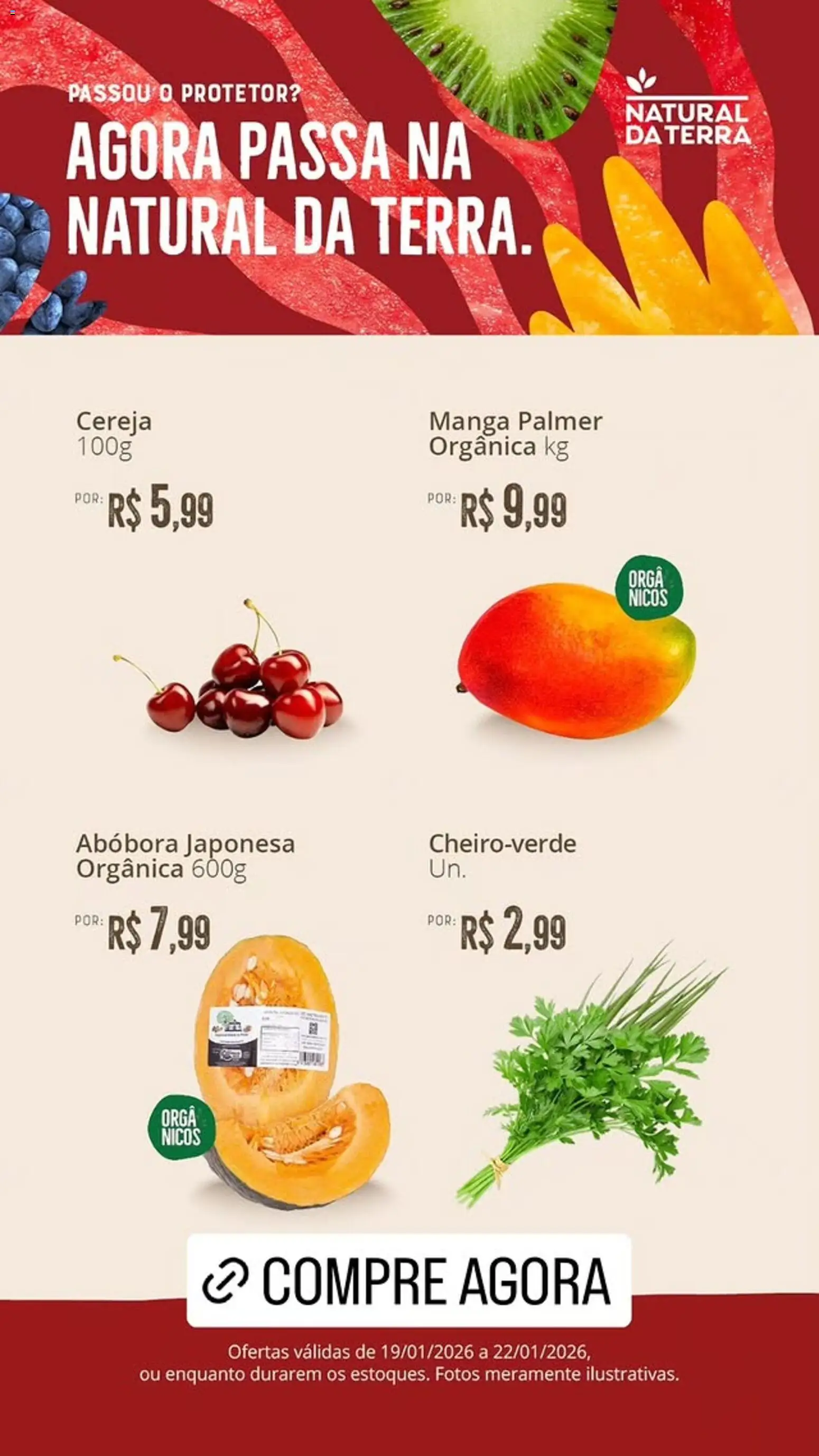 Pré-Visualização do folheto "Ofertas da semana" da loja Natural da Terra válido a partir de 19/01/2026