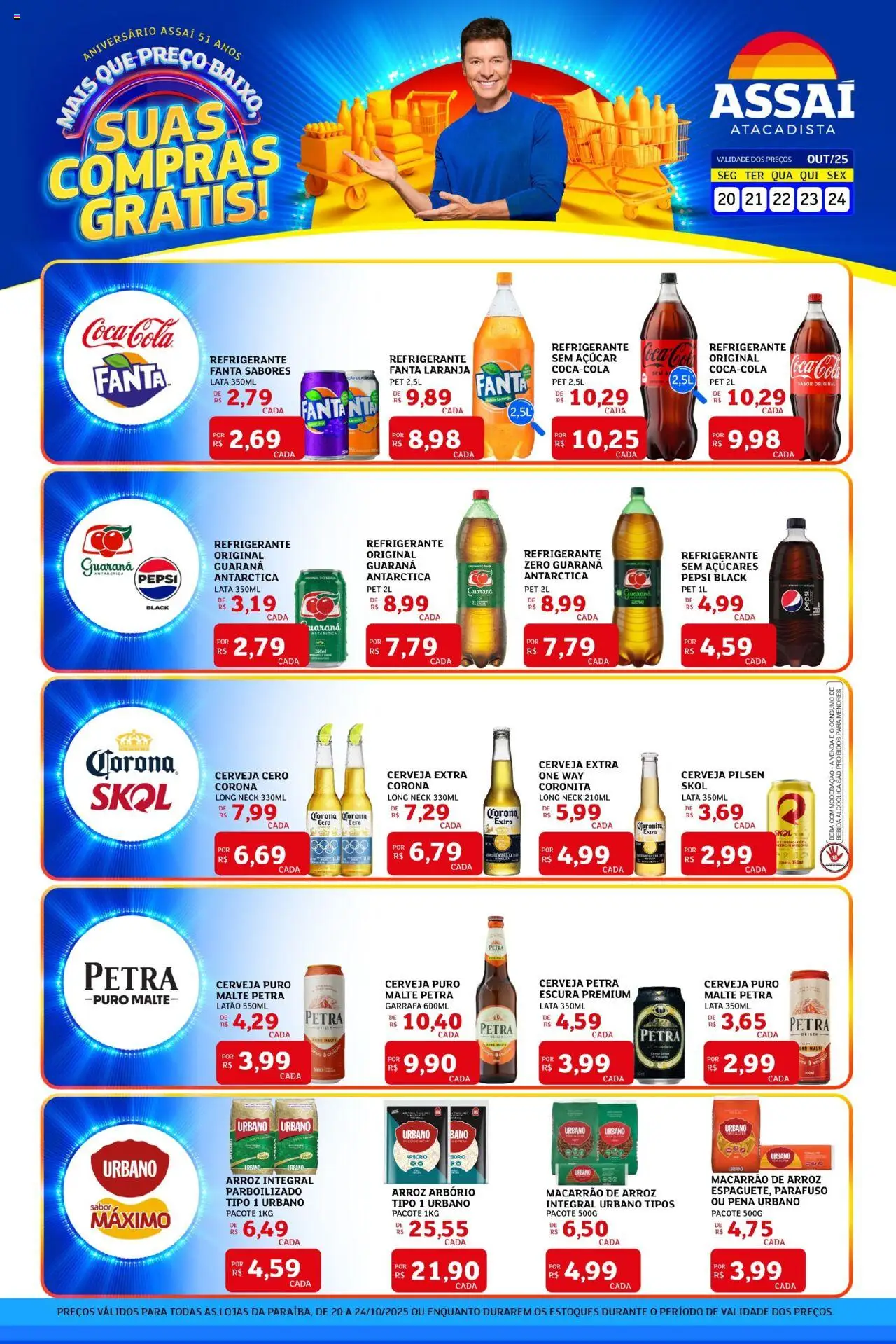 Assaí Atacadista folheto "Encarte - PB" válido a partir de 20/10/2025 - número de página 1