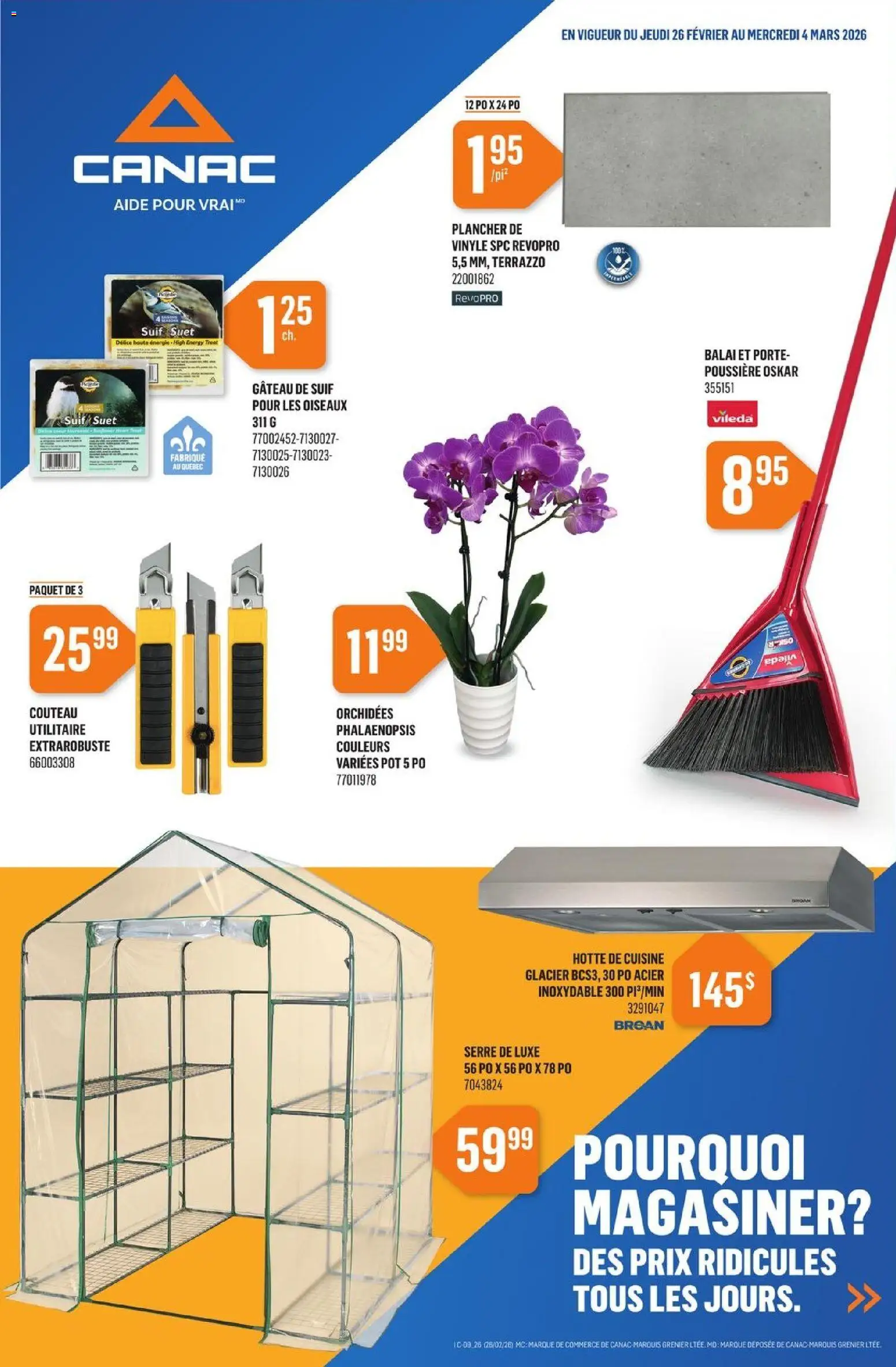 Preview of leaflet Circulaire from shop Canac is valid from Feb 26, 2026