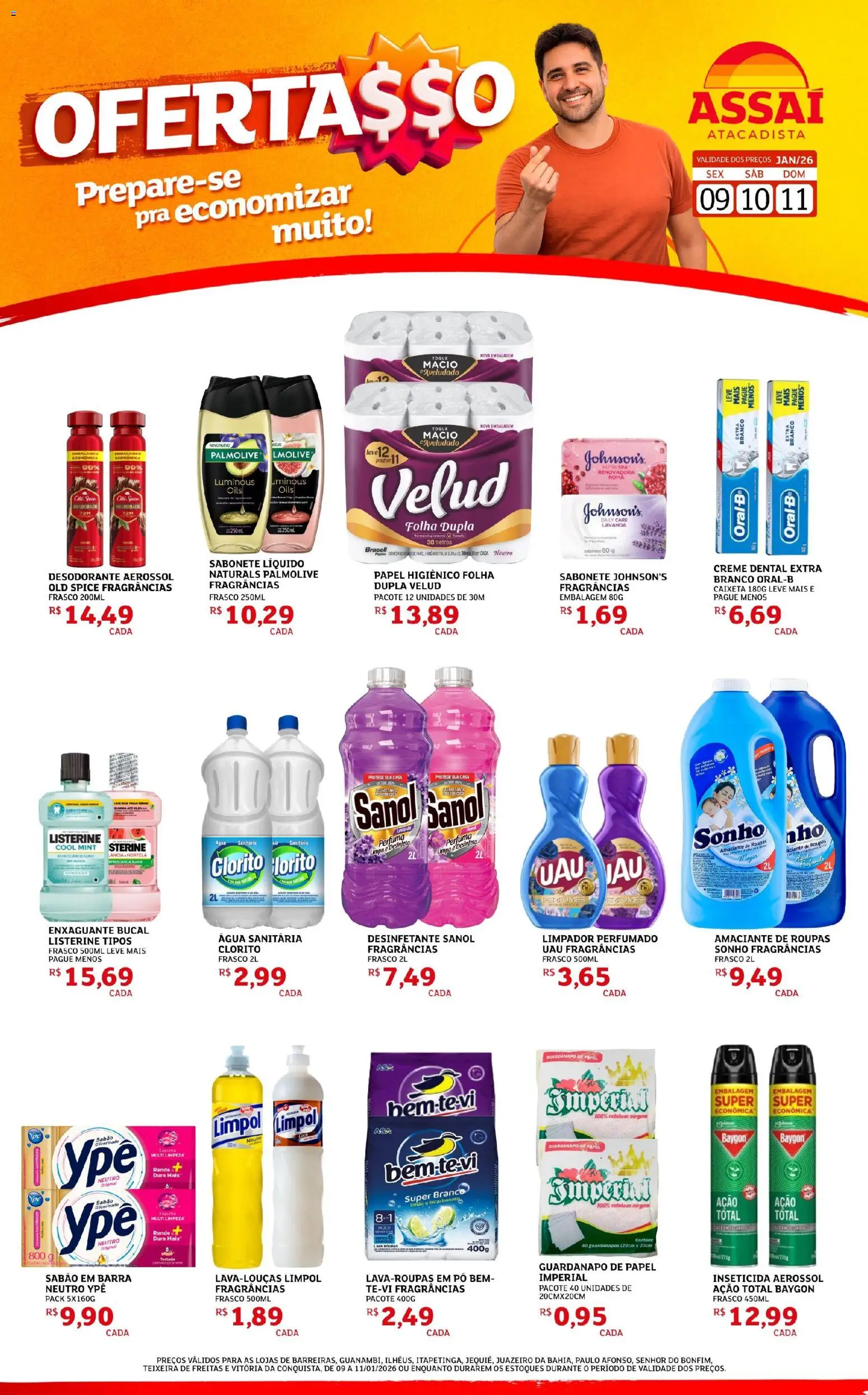 Pré-Visualização do folheto "Encarte - BA" da loja Assaí Atacadista válido a partir de 09/01/2026