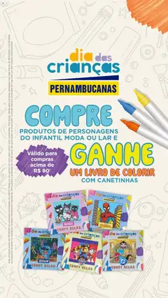 Pré-Visualização do folheto "Ofertas Crianças" da loja Pernambucanas válido a partir de 18/09/2025