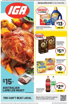 Preview of catalogue Catalogue QLD from shop IGA valid 25/02/2026