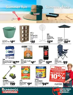 Preview of catalogue Summer Fun Summer Done Catalogue from shop Bunnings Warehouse valid 07/01/2026