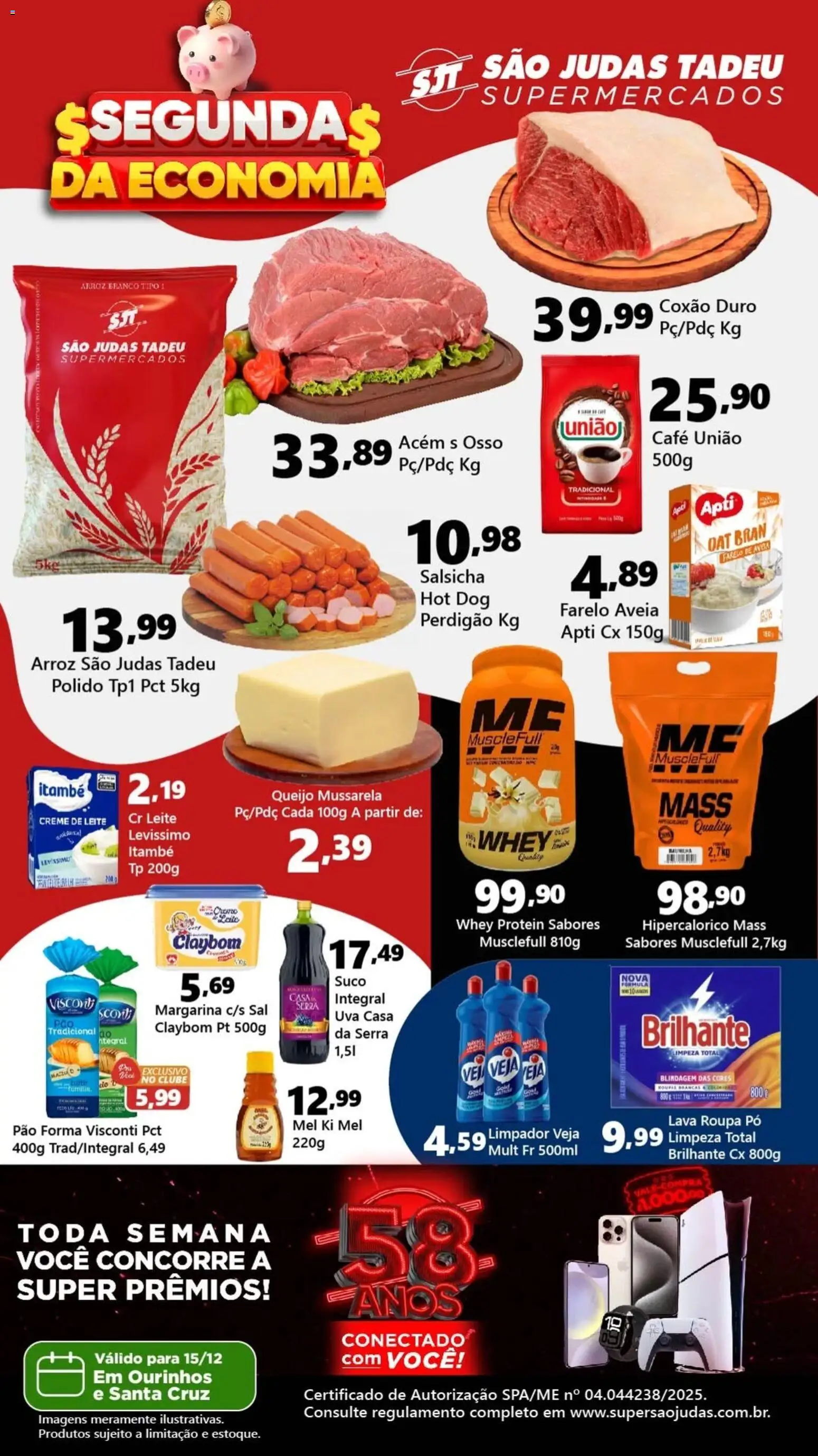 Pré-Visualização do folheto "Ofertas da semana" da loja São Judas Tadeu válido a partir de 15/12/2025