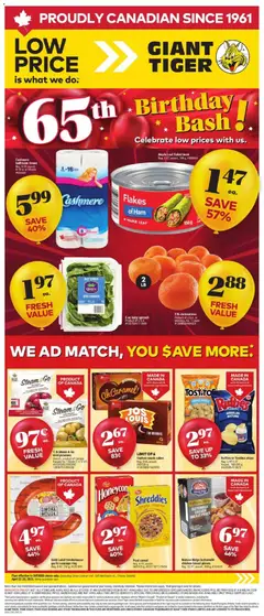 Preview of leaflet Giant Tiger Weekly Flyer from shop Giant Tiger is valid from Apr 22, 2026