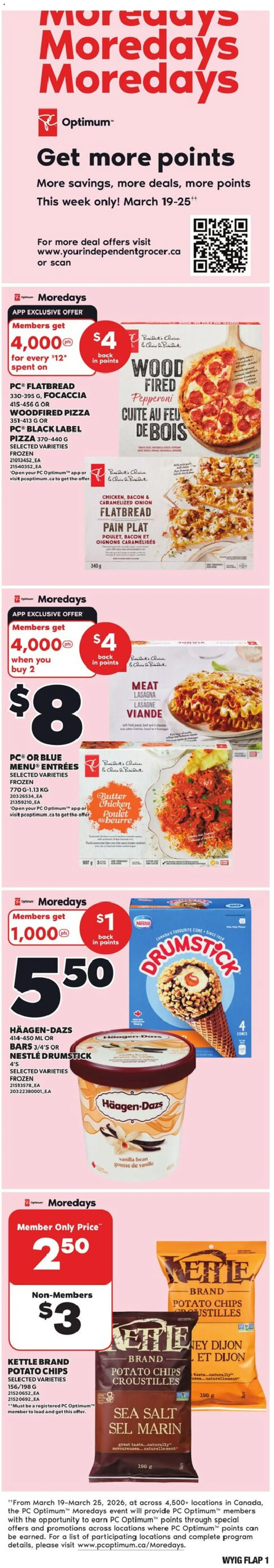 Preview of leaflet Weekly Flyer - AB from shop Independent Grocer is valid from Mar 19, 2026