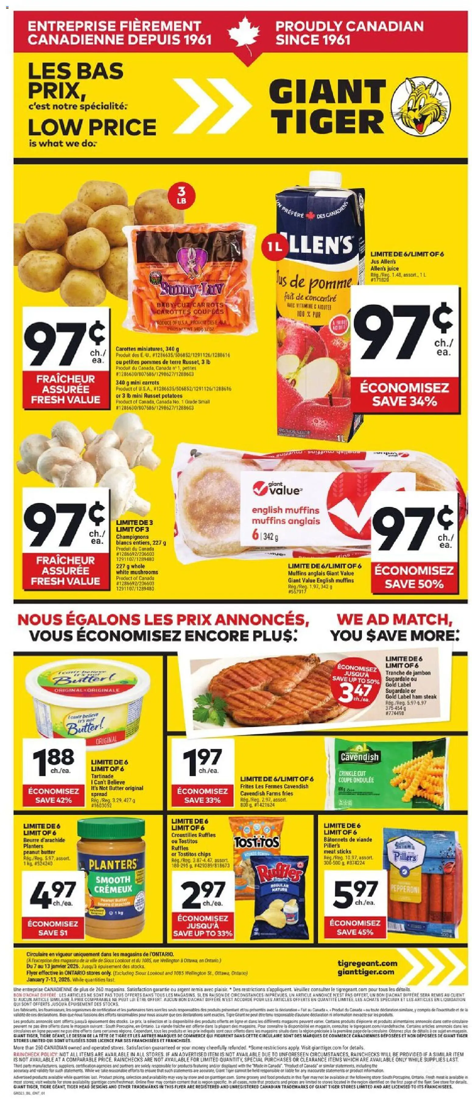 Preview of leaflet Circulaire from shop Giant Tiger is valid from Jan 07, 2026