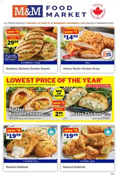 Preview of leaflet Weekly flyer / circulaire from shop M&M Food Market is valid from Oct 30, 2025