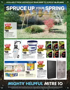 Preview of catalogue Catalogue from shop Mitre 10 valid 10/09/2025