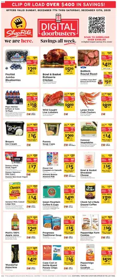 Ad Preview of ShopRite Weekly Ad from 12/07/2025