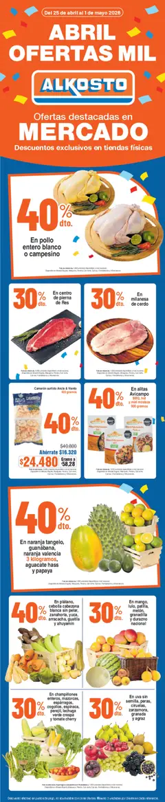  Vista previa del prospecto Alkosto catálogo del almacen Alkosto válida del 25/04/2026 al 01/05/2026
