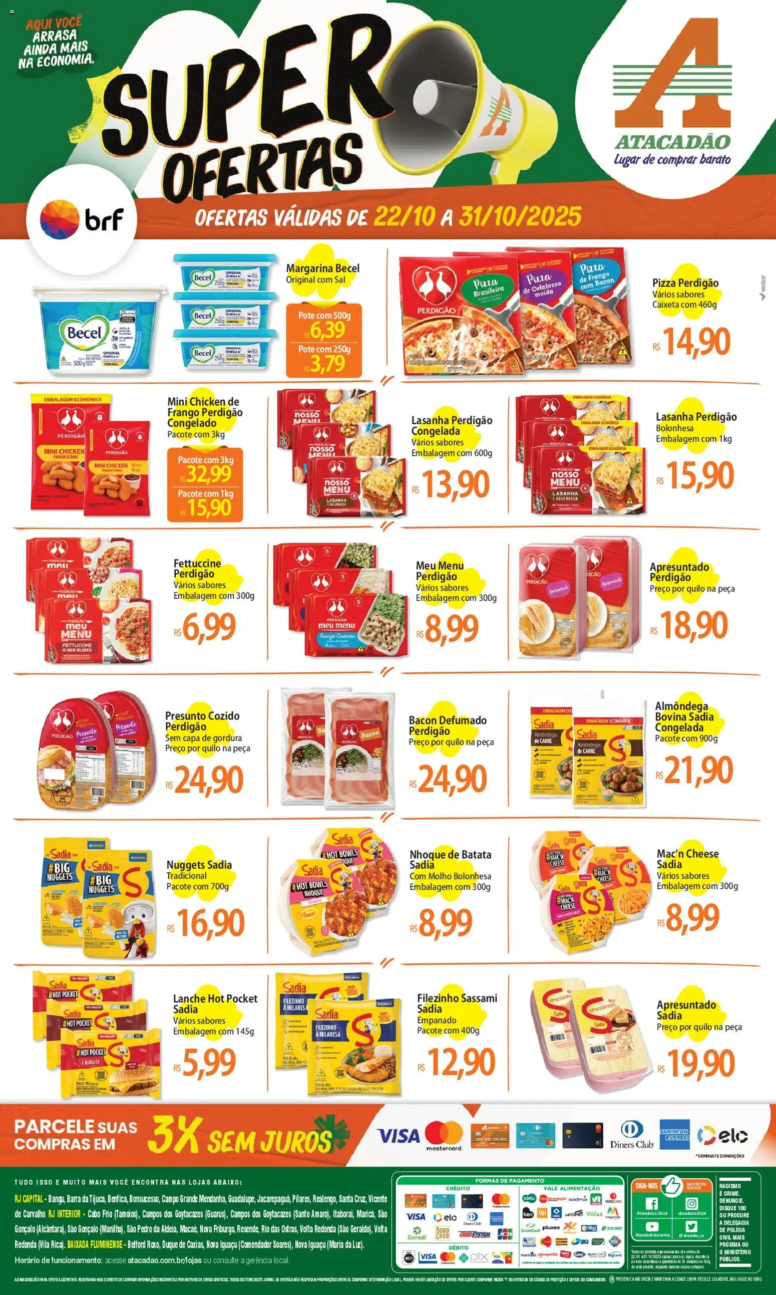 Atacadão folheto "Ofertas - RJ" válido a partir de 22/10/2025 - número de página 1