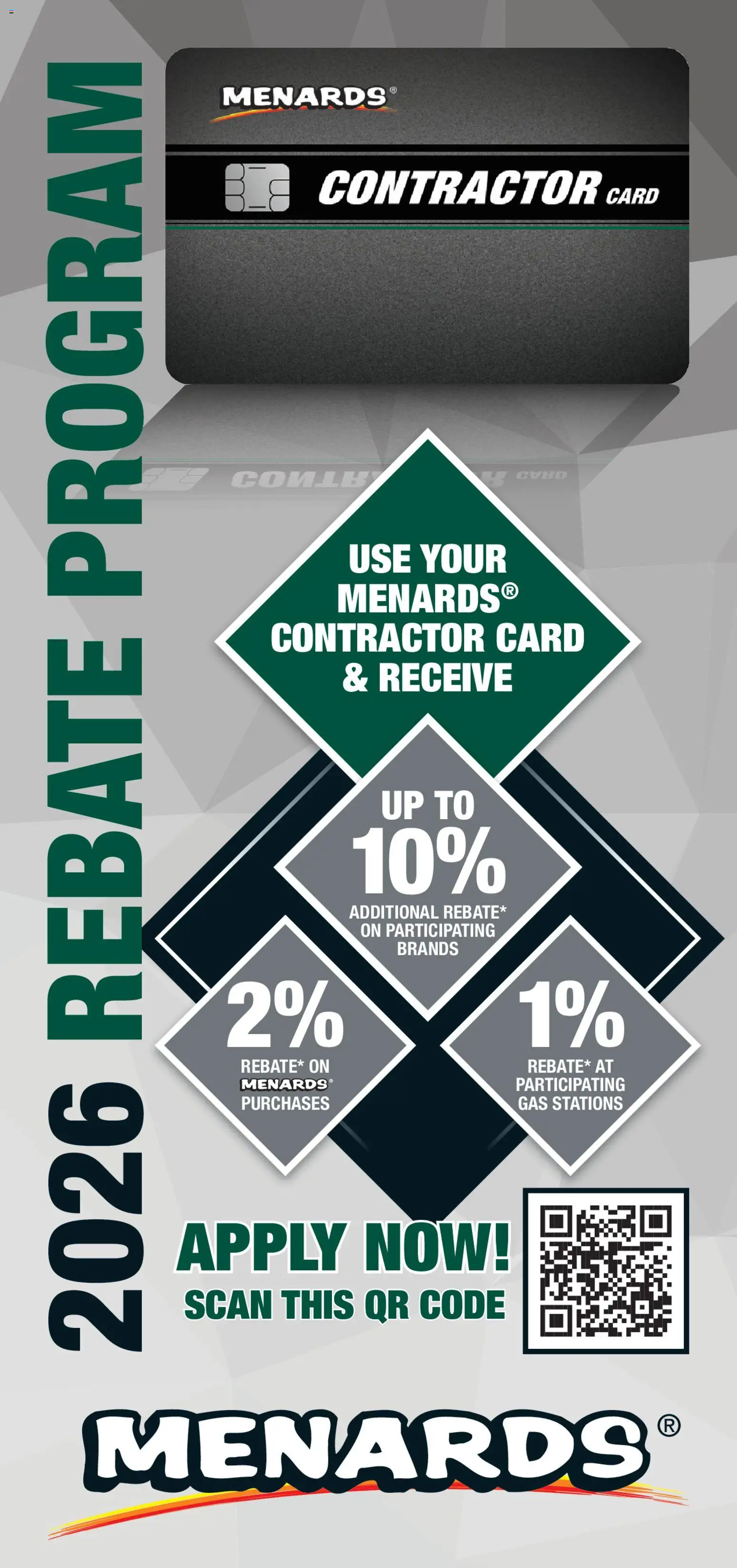 Ad Preview of Menards Contractor Catalog from 01/01/2026