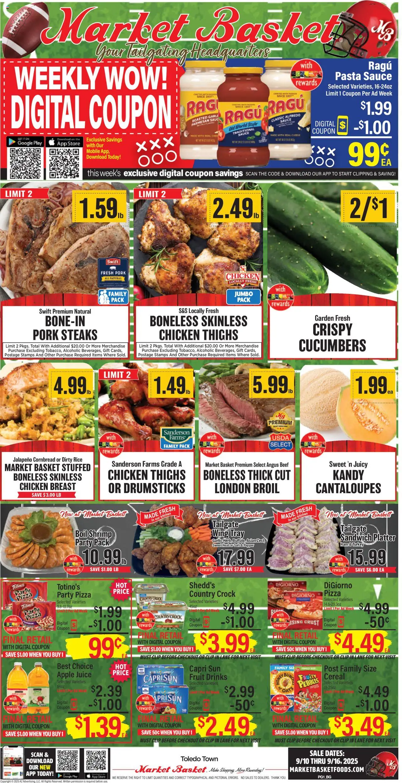 Market Basket Weekly Ad from 09/10/2025 - Flyer - Page number 1