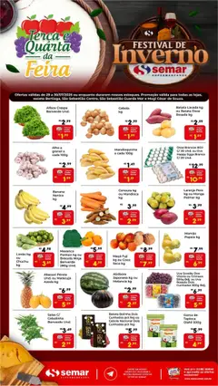 Pré-Visualização do folheto "Ofertas da semana" da loja Semar Supermercado válido a partir de 29/07/2025