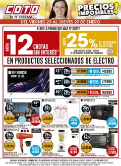 Vista previa del folleto de la tienda Coto válido desde el 23/01/2026 
