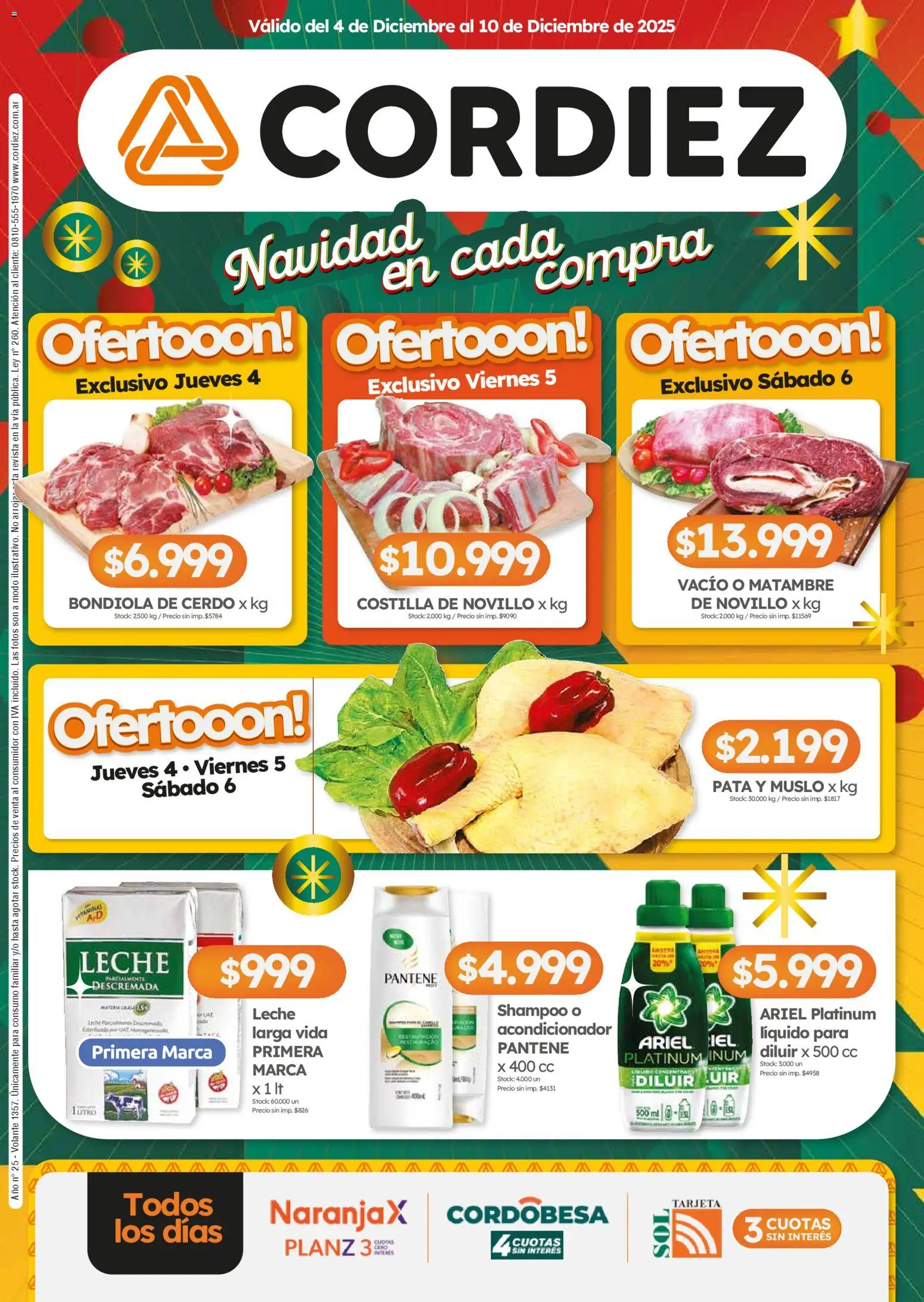 Vista previa del folleto de la tienda Cordiez válido desde el 04/12/2025 