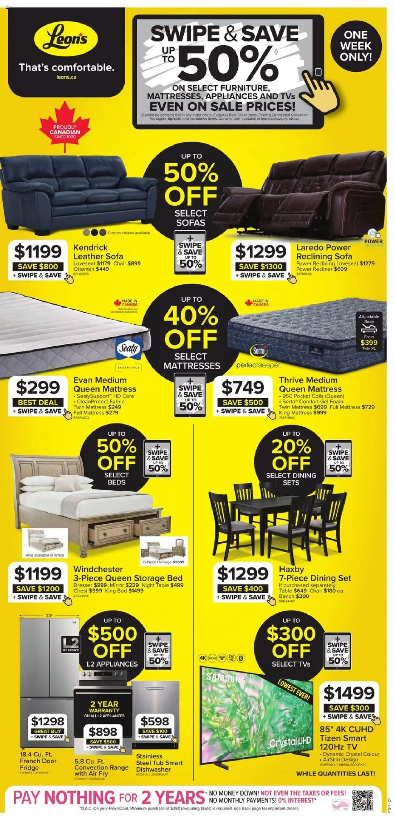 Leon's flyer valid from Aug 07, 2025 - page number 1
