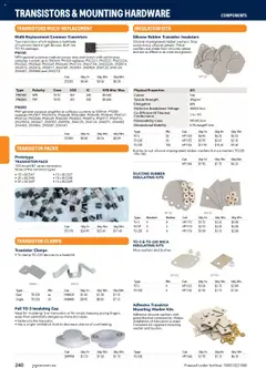 Preview of catalogue Engineering & Scientific Catalogue 2025/2026 from shop Jaycar valid 09/07/2025 | Page: 240