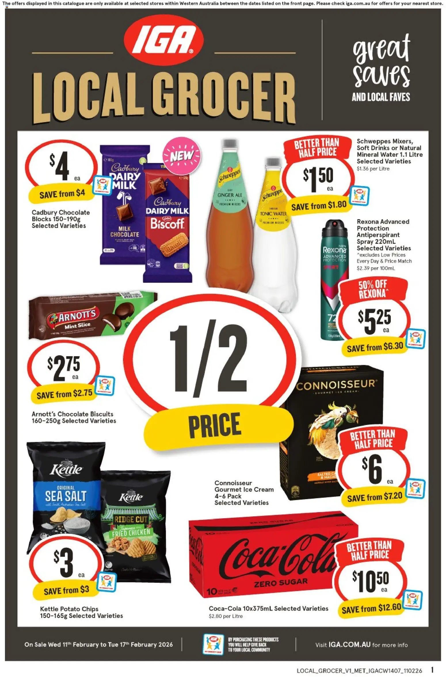 Preview of catalogue Local Grocer WA from shop IGA valid 11/02/2026