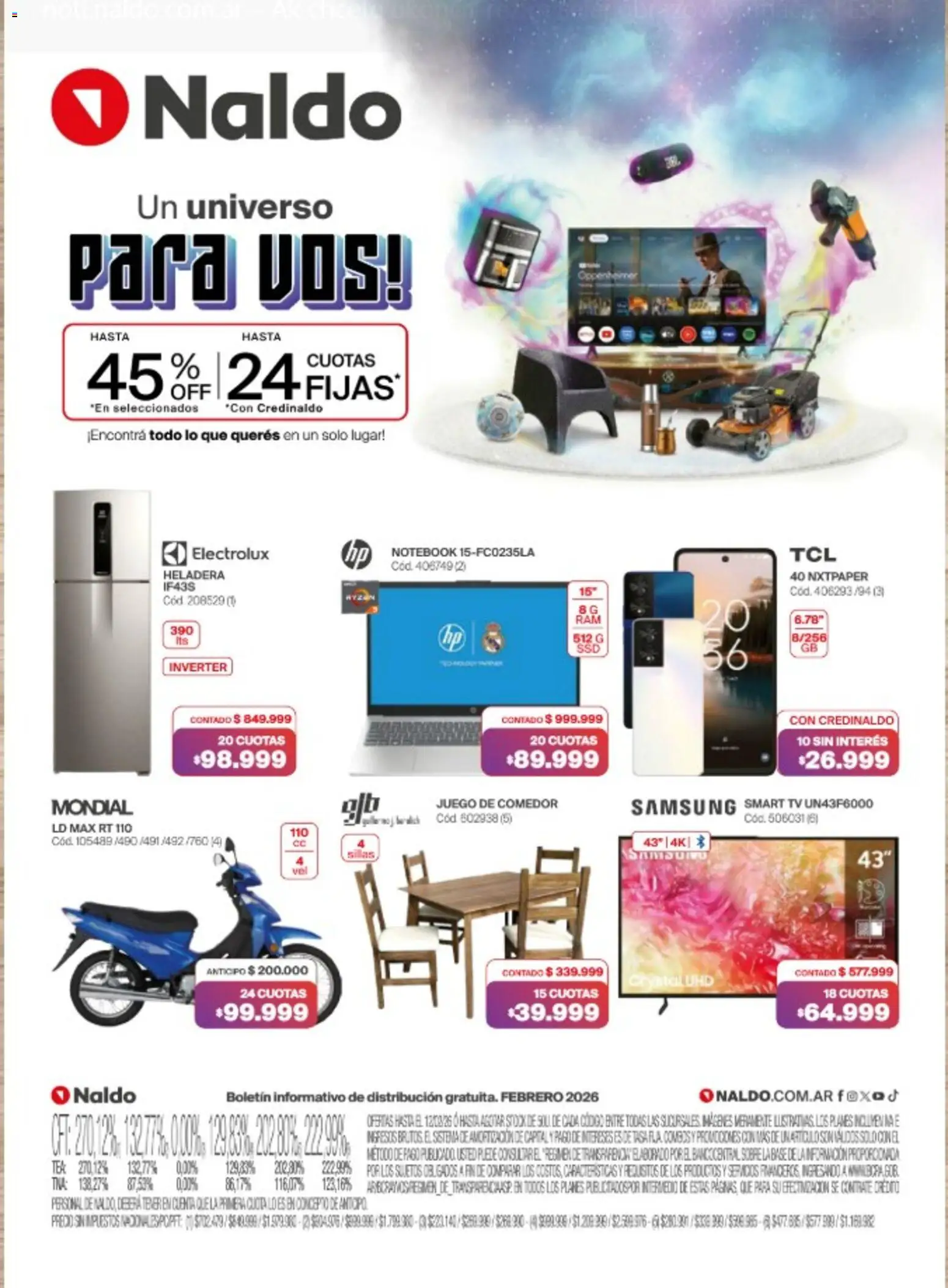 Vista previa del folleto de la tienda Naldo válido desde el 02/02/2026 