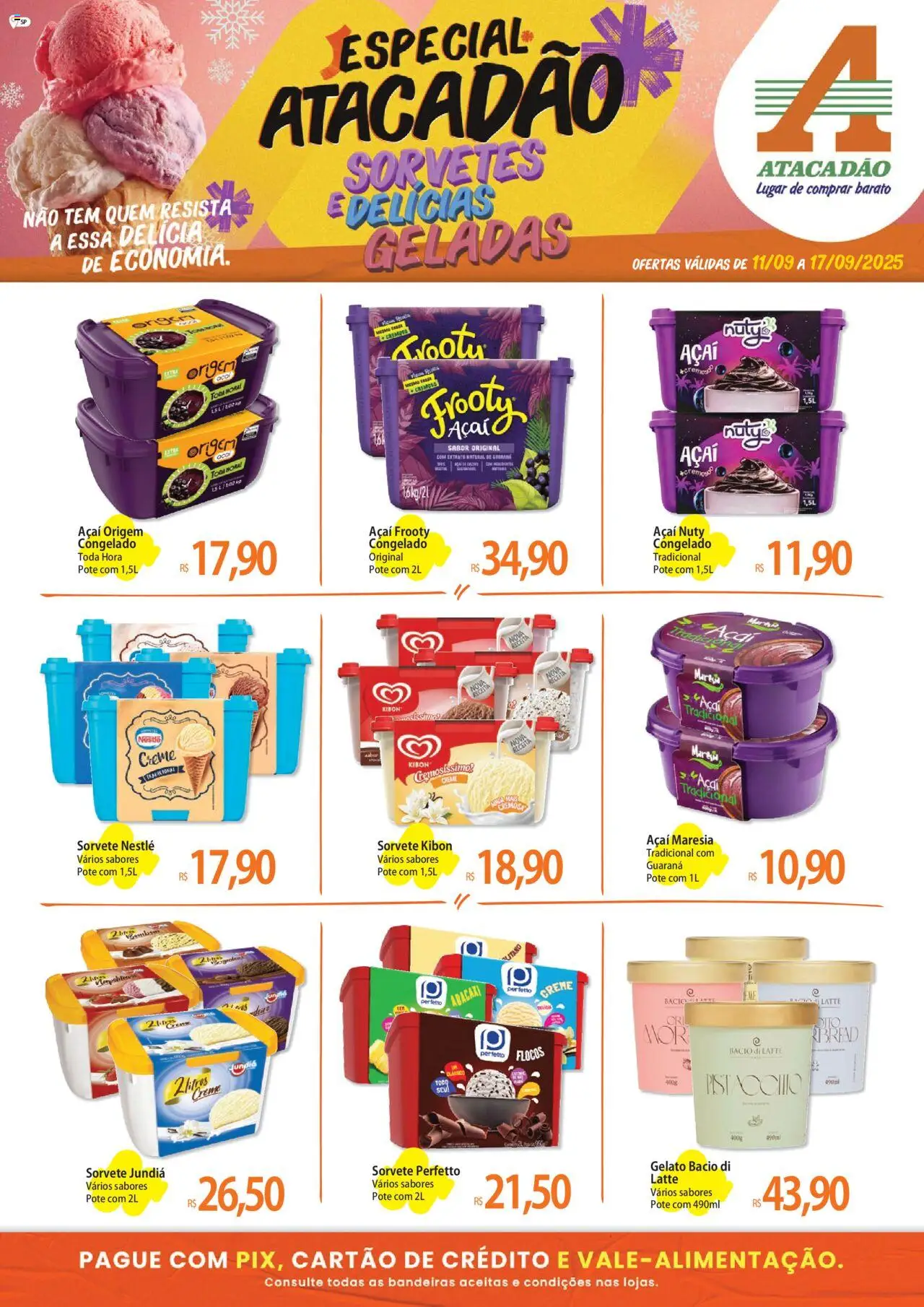 Atacadão folheto "Ofertas - SP" válido a partir de 11/09/2025 - número de página 1
