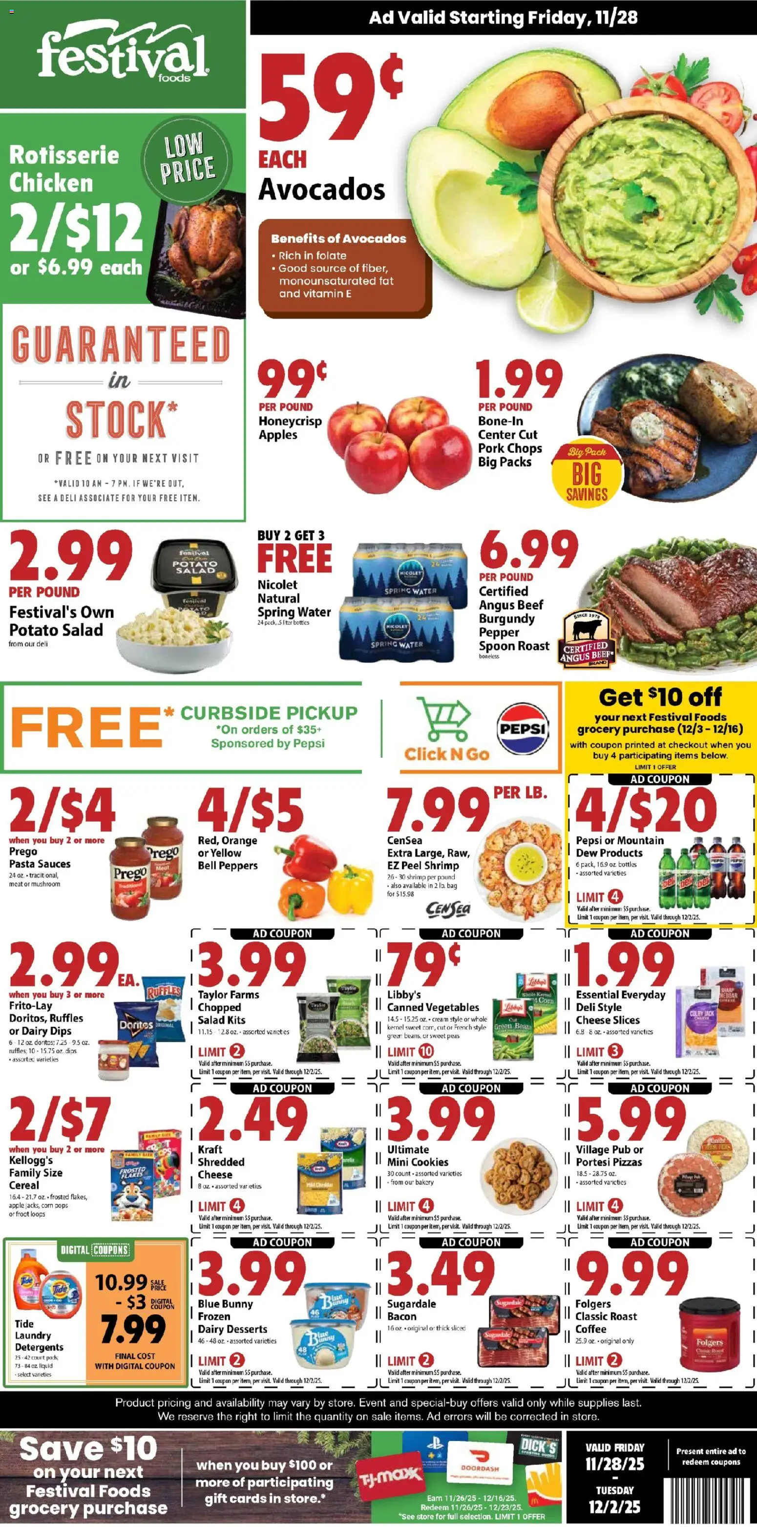 Ad Preview of Festival Foods Weekly Ad from 11/28/2025