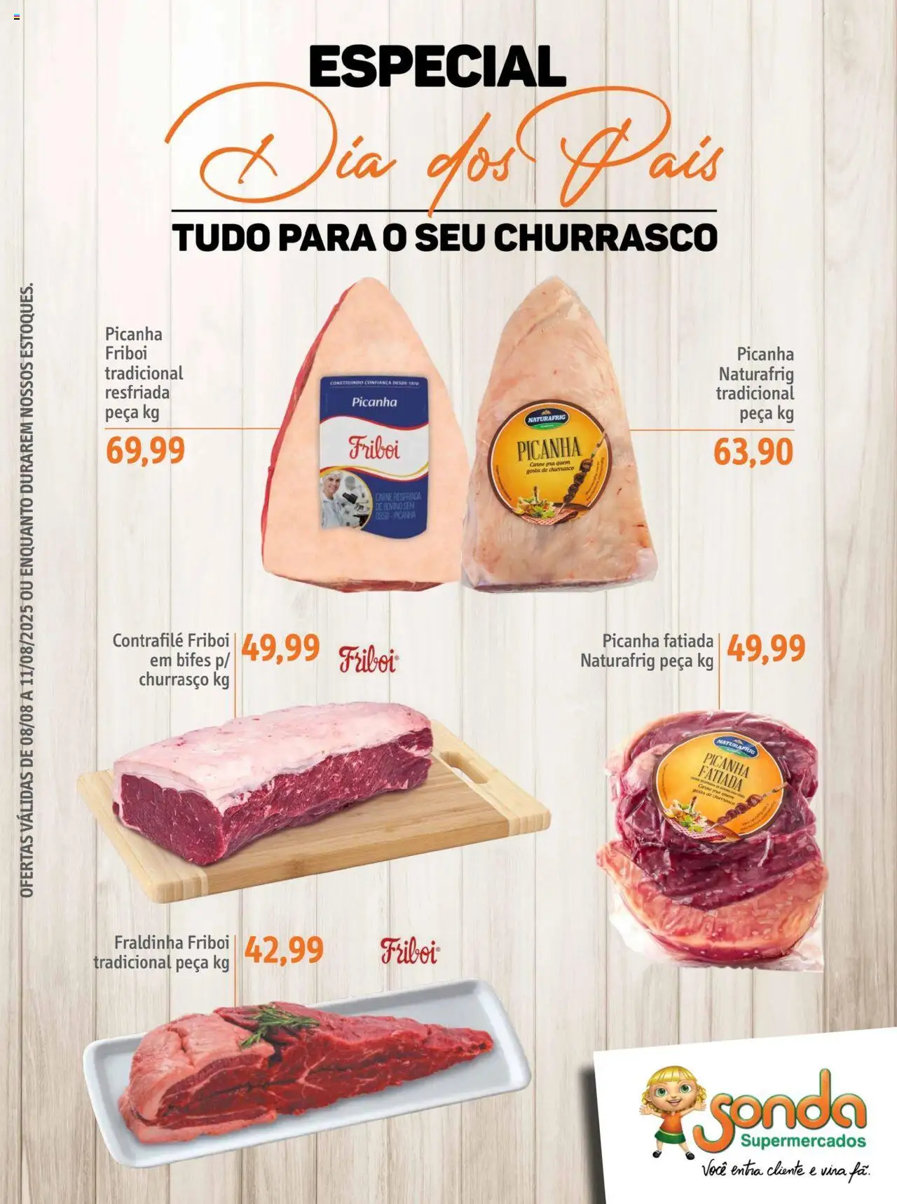 Sonda folheto "Ofertas FDS" válido a partir de 08/08/2025 - número de página 1