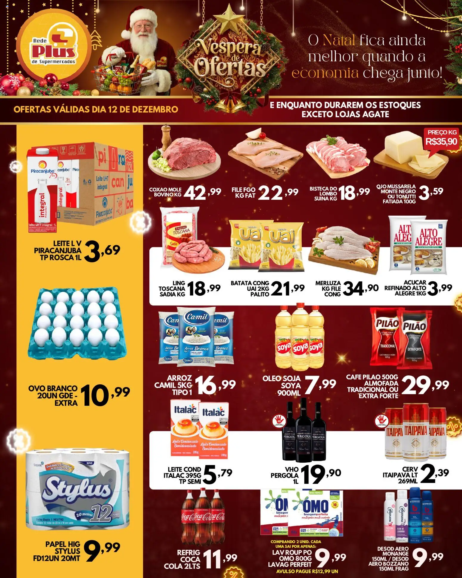 Pré-Visualização do folheto "Ofertas da semana" da loja Rede Plus Supermercados válido a partir de 12/12/2025
