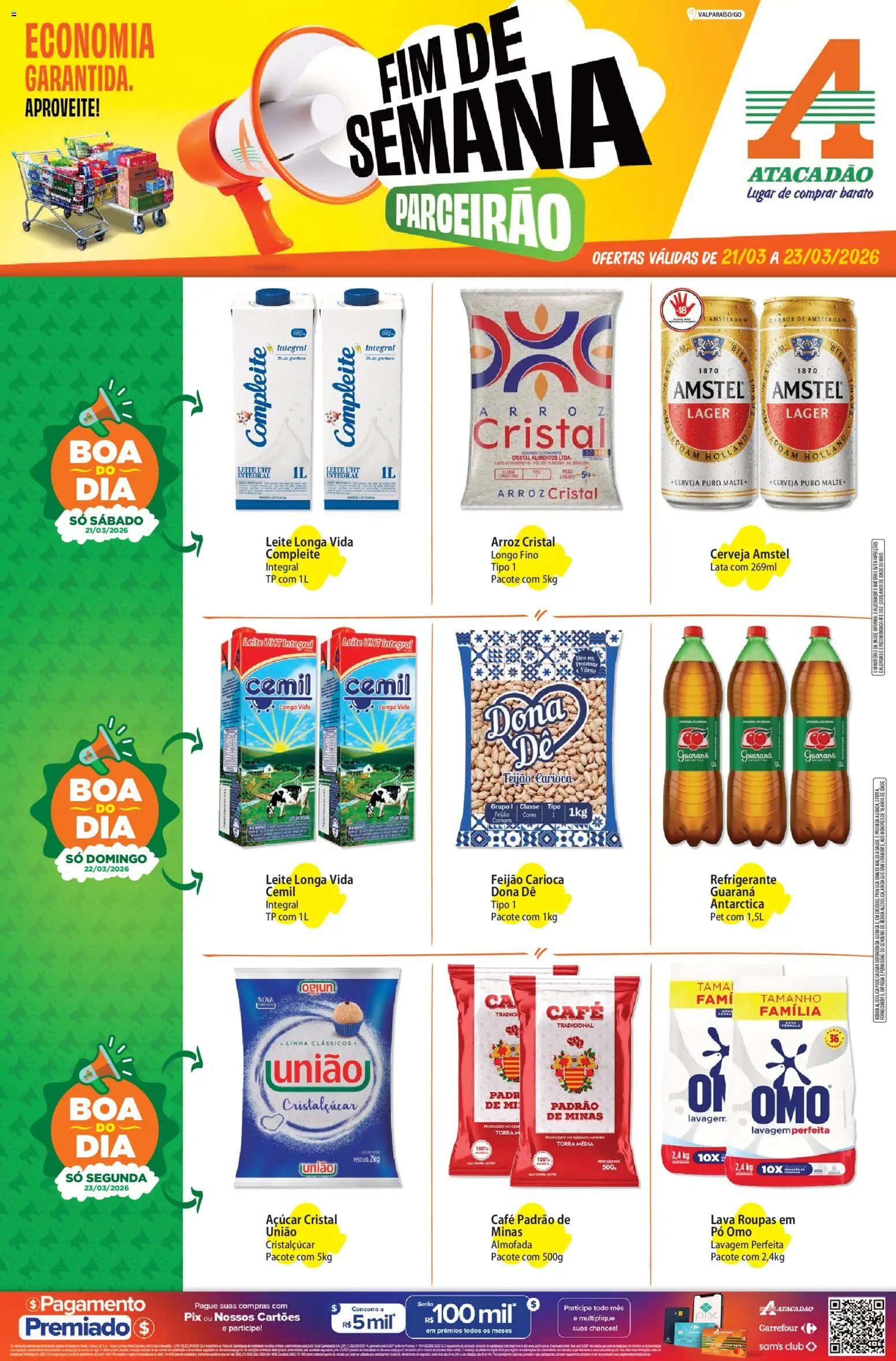 Pré-Visualização do folheto "Atacadão ofertas - GO" da loja Atacadão válido a partir de 21/03/2026