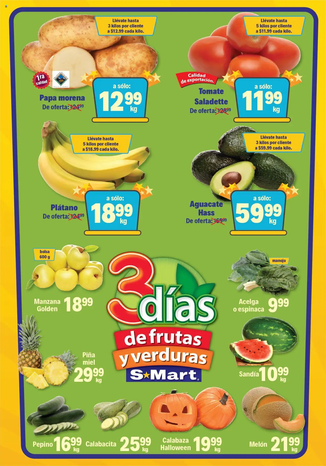 Folleto - Reynosa (y Rio Bravo) S-Mart y sus promociones válidas desde el 07/10/2025 - Número de página 1