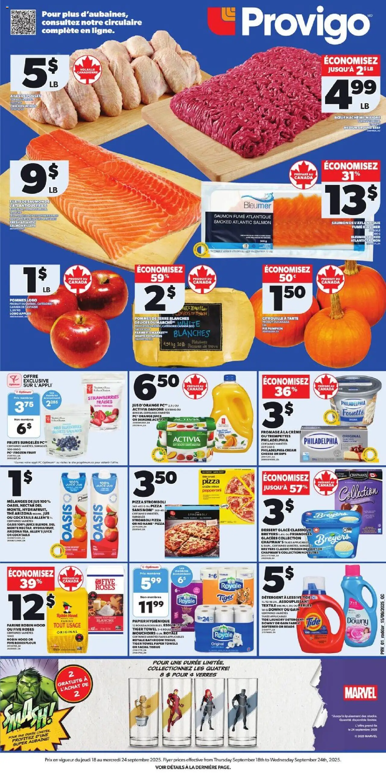 Provigo flyer valid from Sep 18, 2025 - page number 1