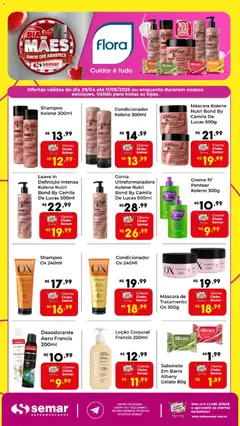 Pré-Visualização do folheto "Semar Supermercado ofertas Flora" da loja Semar Supermercado válido a partir de 29/04/2026