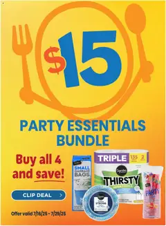 Ad Preview of United Supermarkets Meal Bundle Flyer from 07/16/2025