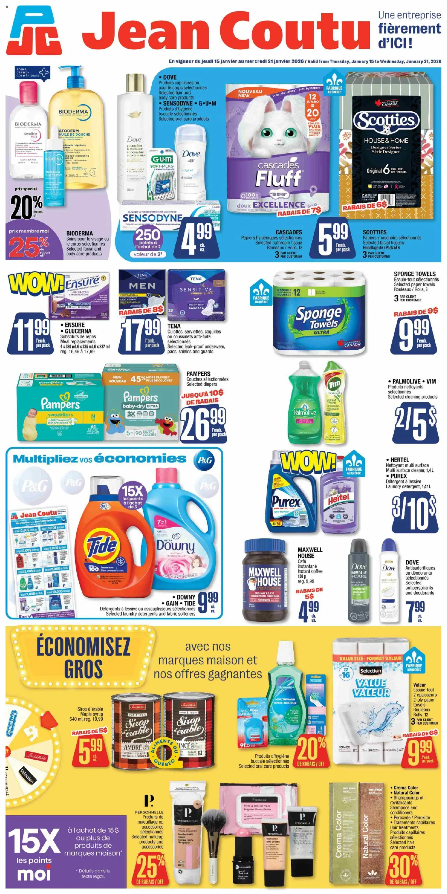 Preview of leaflet Circulaire from shop Jean Coutu is valid from Jan 15, 2026