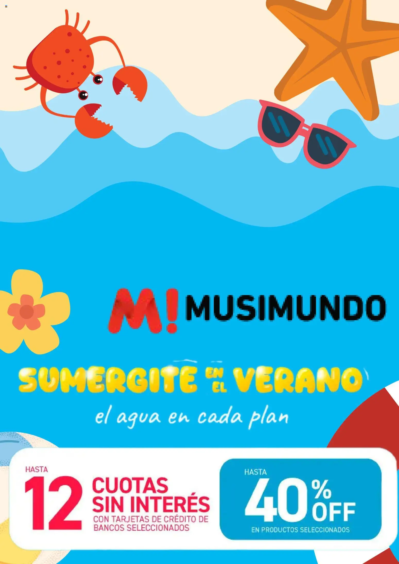 Vista previa del folleto de la tienda Musimundo válido desde el 09/01/2026 - Agua