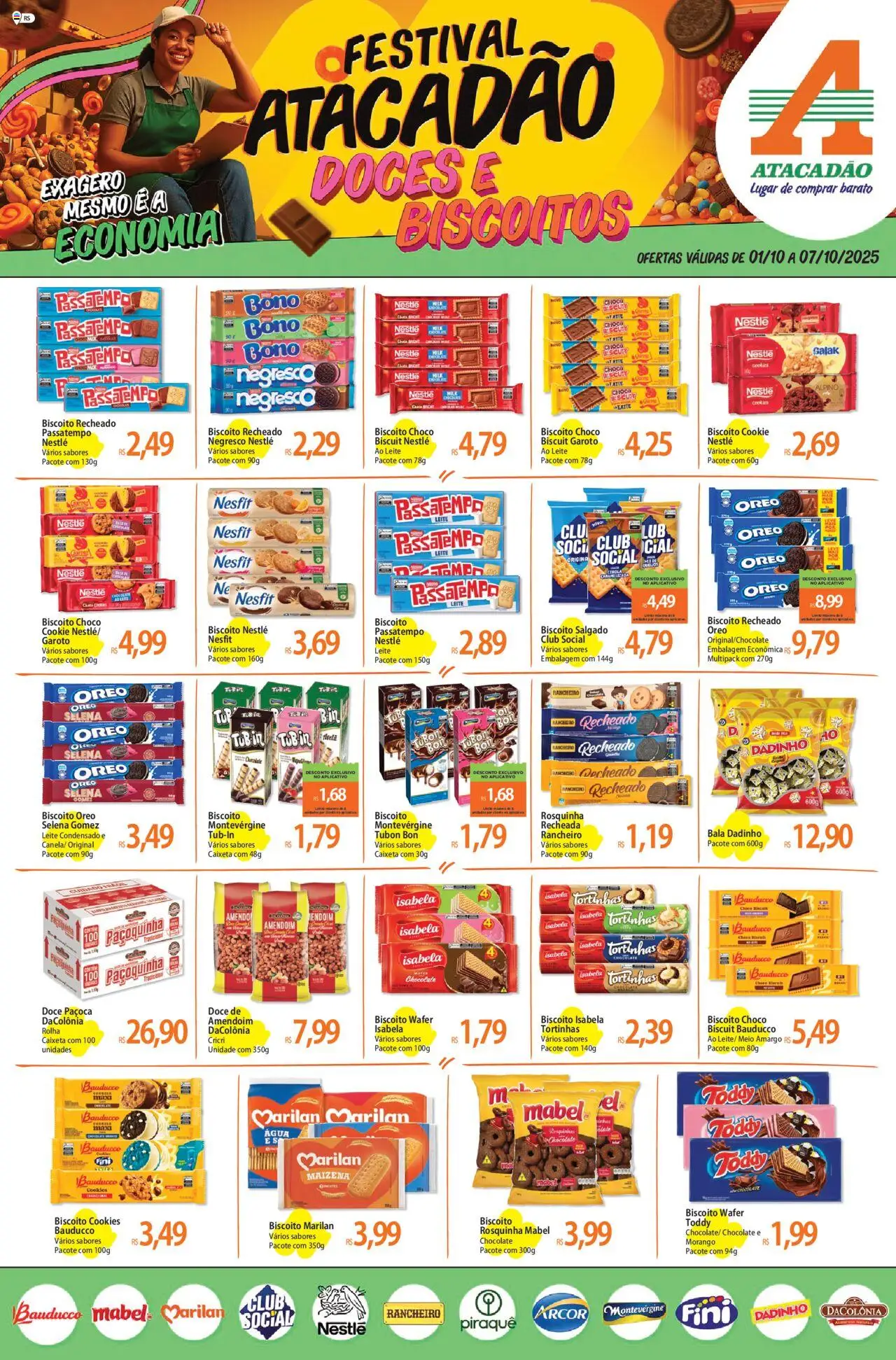 Pré-Visualização do folheto "Ofertas - RS" da loja Atacadão válido a partir de 01/10/2025