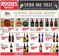 Ad Preview of Rouses Alcohol Specials from 10/01/2025