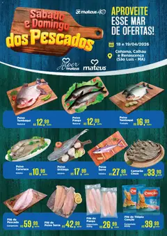 Pré-Visualização do folheto "Mateus ofertas Sabado e Domingo dos Pescados" da loja Mateus válido a partir de 18/04/2026