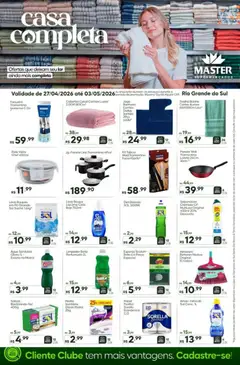 Pré-Visualização do folheto "Master ofertas Casa Completa" da loja Master válido a partir de 27/04/2026