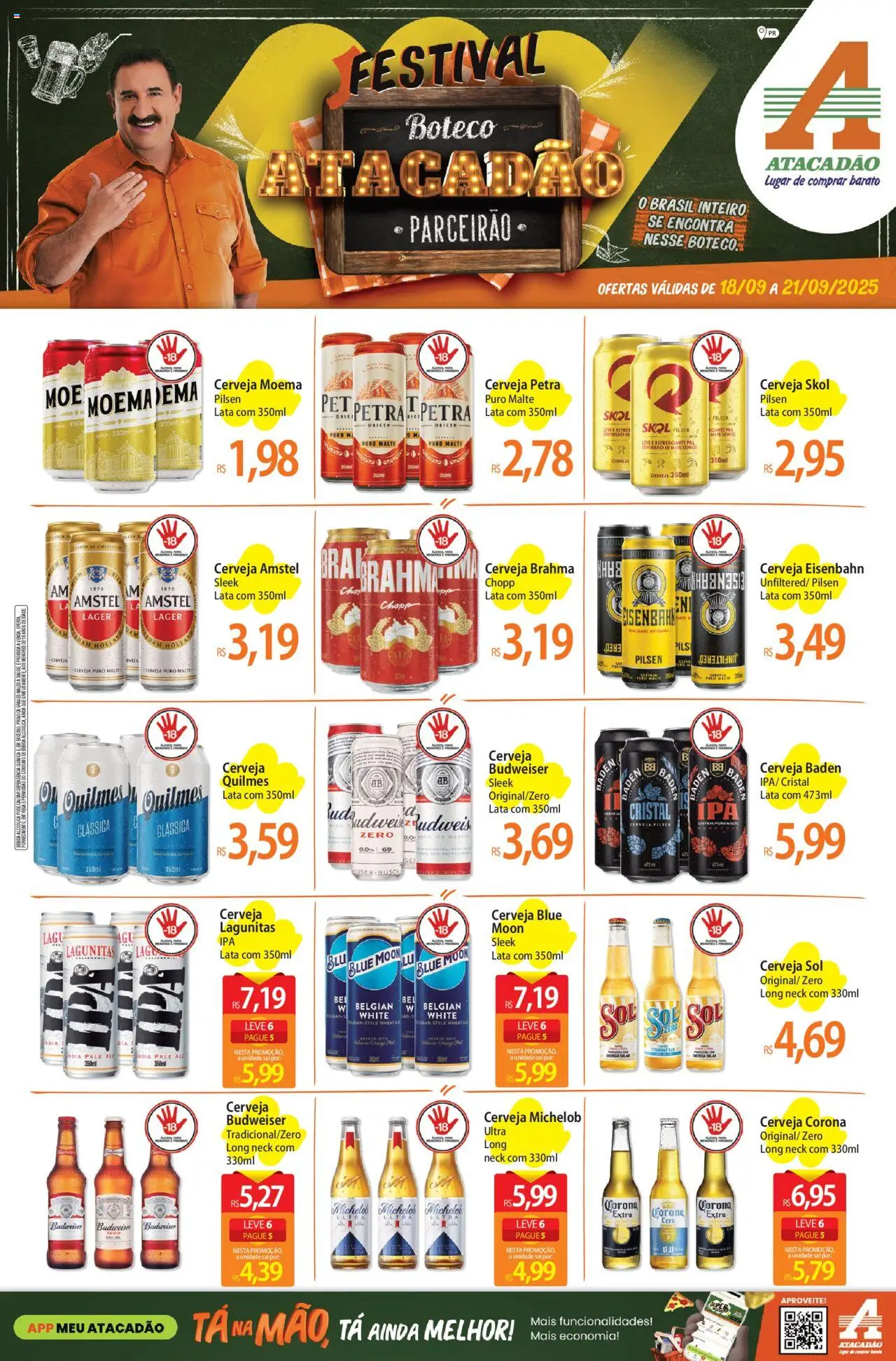 Atacadão folheto "Ofertas - PR" válido a partir de 18/09/2025 - número de página 1