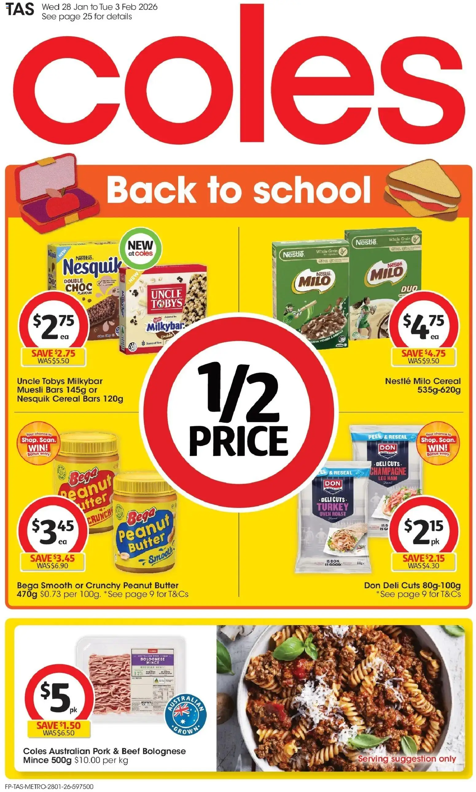 Preview of catalogue Catalogue TAS from shop Coles valid 28/01/2026