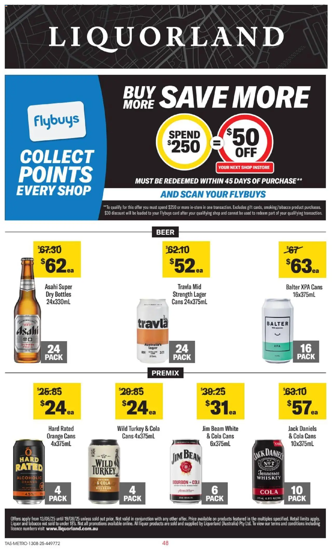 Liquorland catalogue valid from 13/08/2025 - page 1