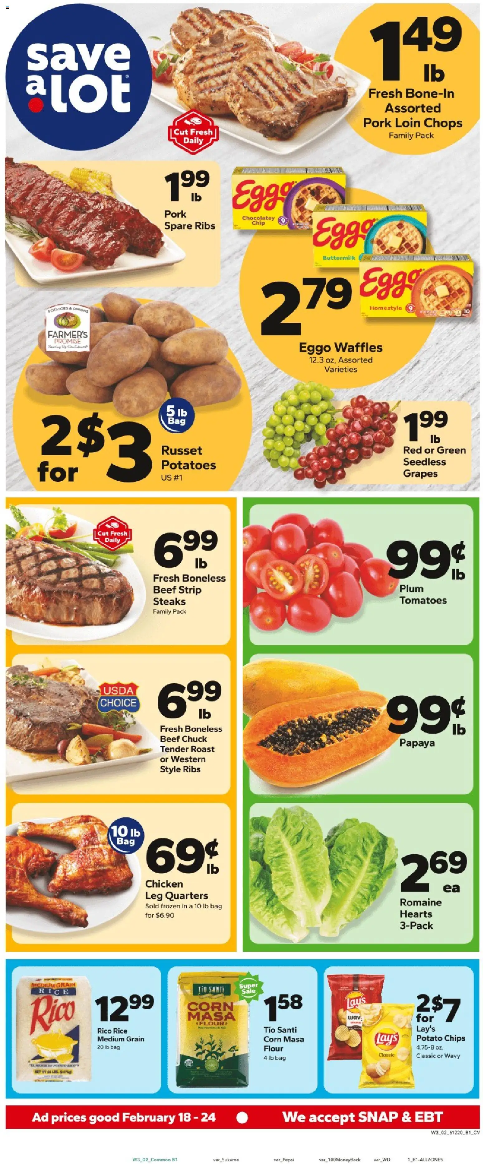 Ad Preview of Save a Lot Weekly Ad from 02/18/2026