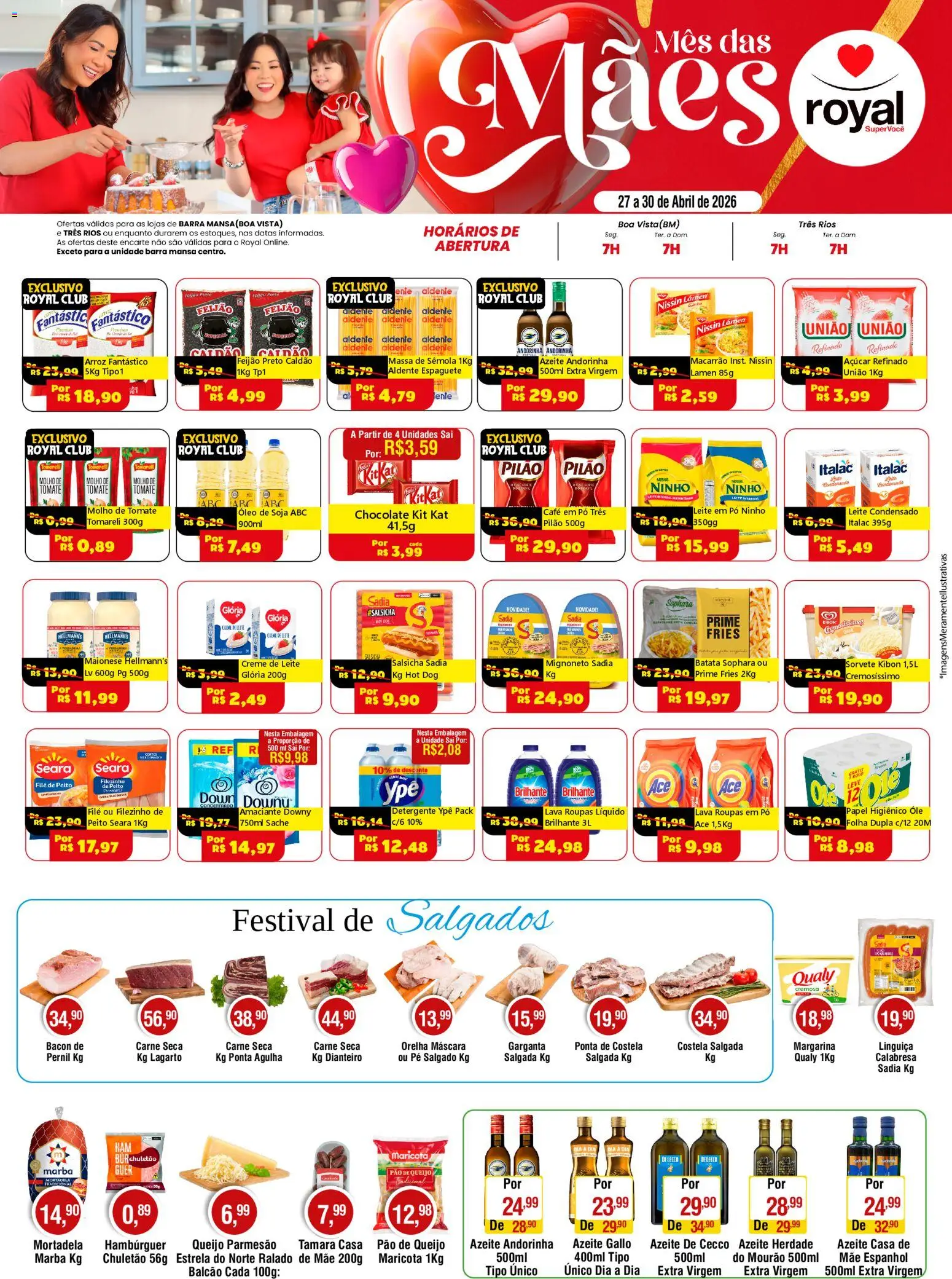 Pré-Visualização do folheto "Royal Supermercados - Ofertas da semana" da loja Royal Supermercados válido a partir de 27/04/2026