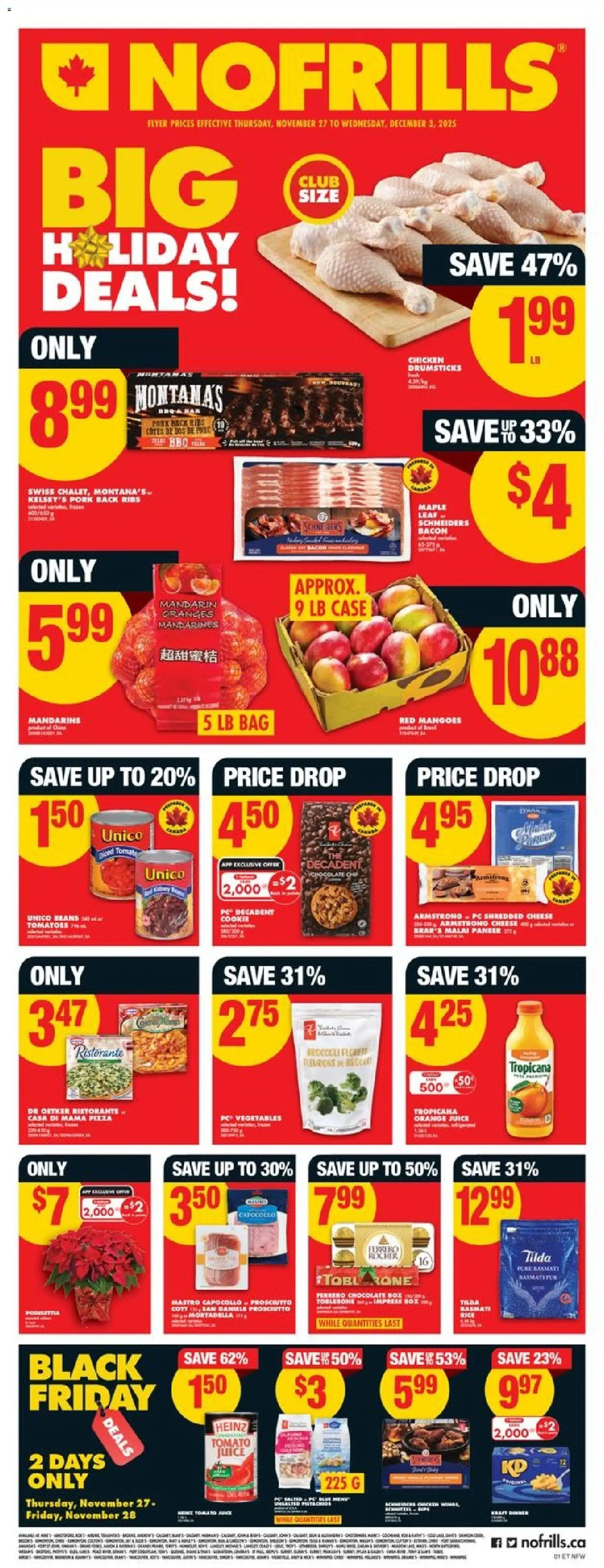 Preview of leaflet Weekly Flyer - AB from shop No Frills is valid from Nov 27, 2025