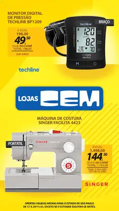 Pré-Visualização do folheto "Ofertas atuais" da loja Lojas Cem válido a partir de 17/11/2025 | Página: 118