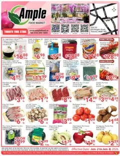 Preview of leaflet Weekly flyer Toronto York from shop Ample Food Market is valid from Jan 02, 2026