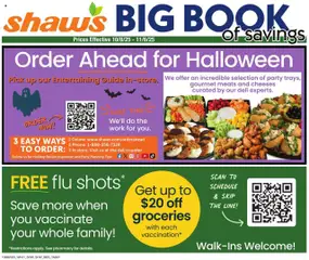 Ad Preview of Shaw's Big Book of Savings from 10/08/2025
